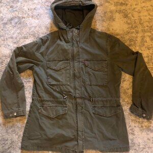 Levi's Women's Khaki and Green Jacket